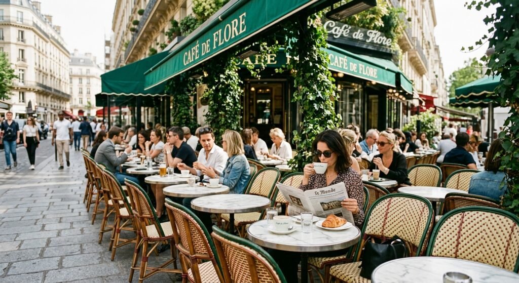 Parisian cafes
