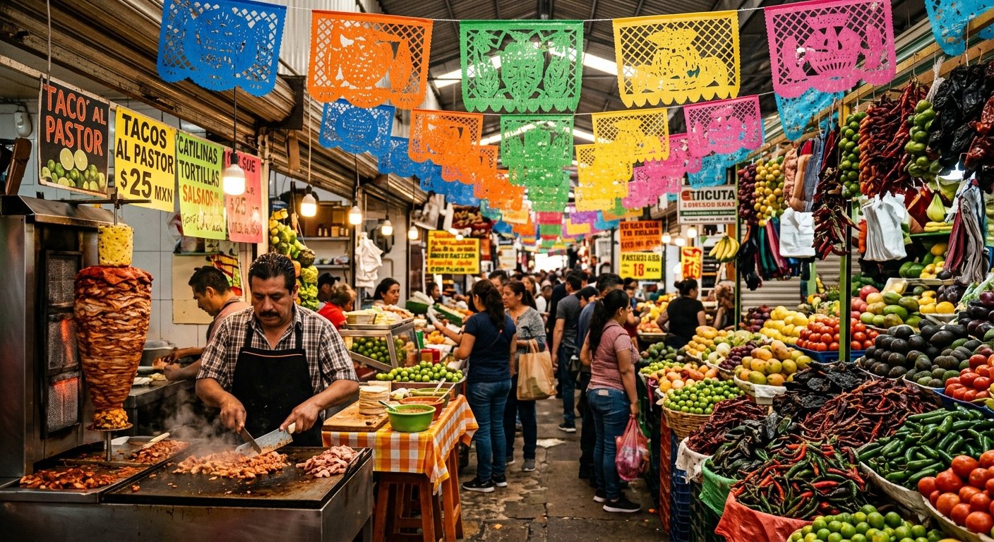 food markets in Mexico City