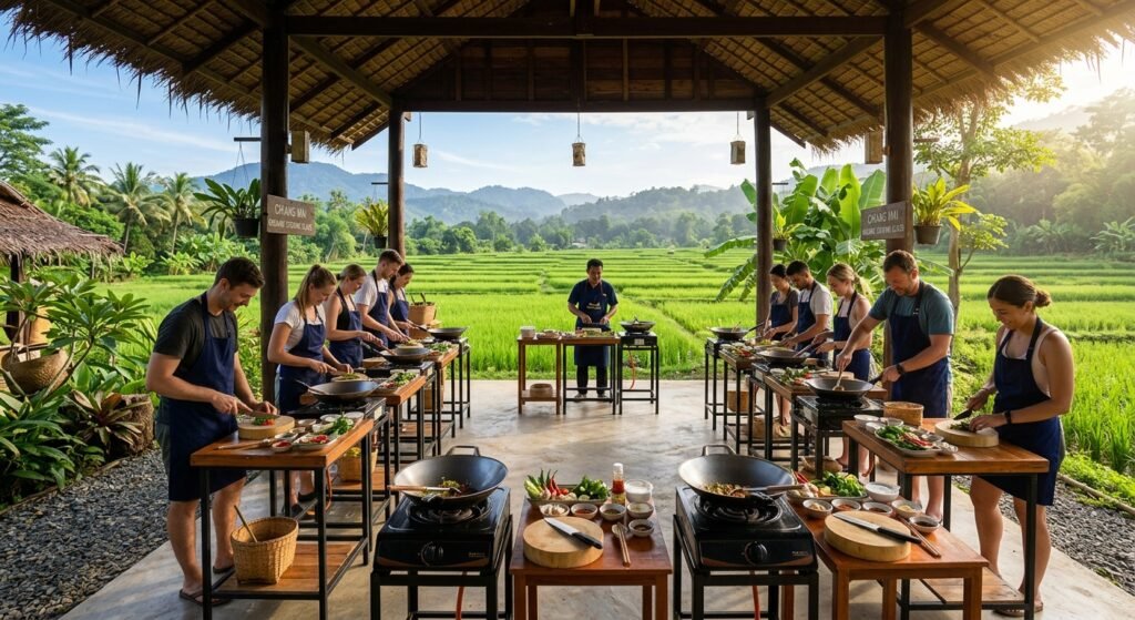 morning market and cooking tour in Chiang Mai