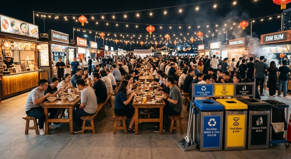 night market etiquette