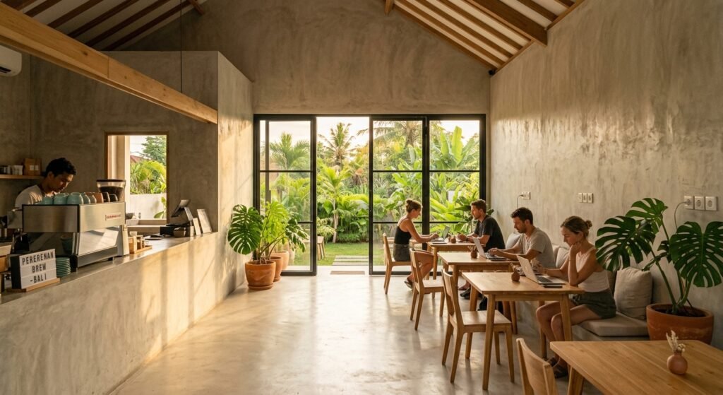 nomad-friendly cafes in Bali