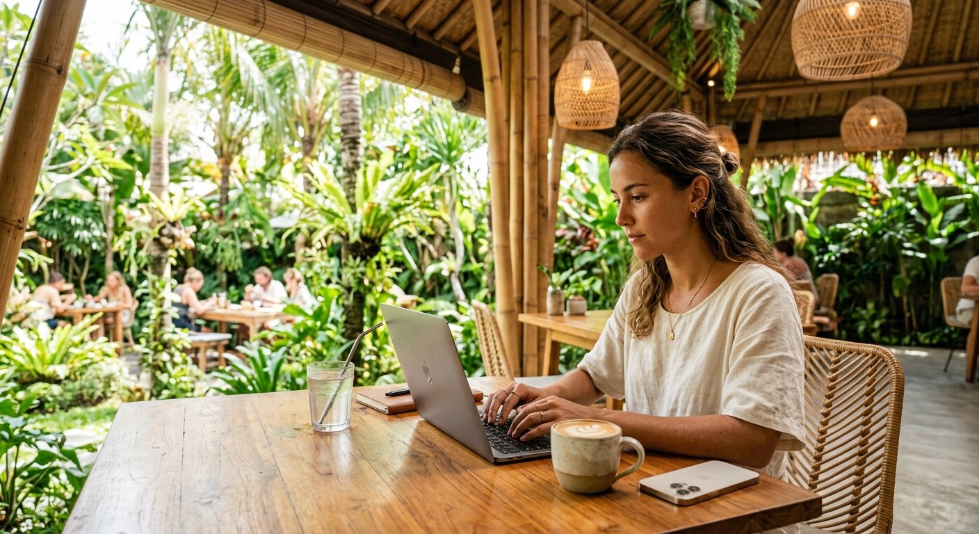 nomad-friendly cafes in Bali