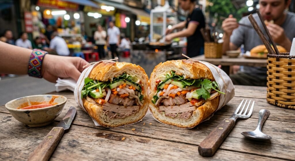 street food snacks in Vietnam