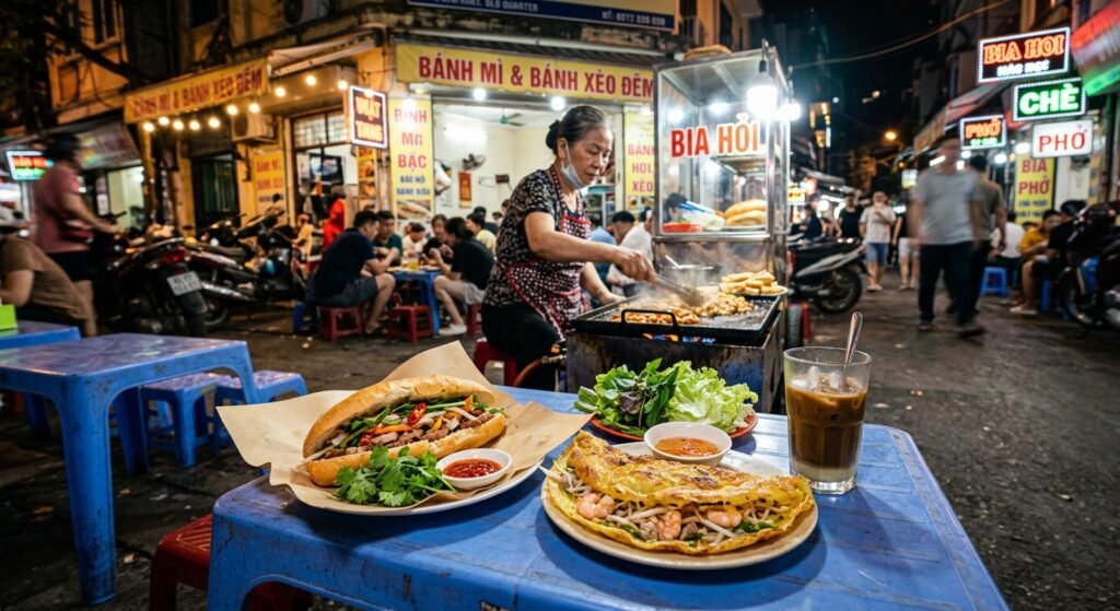 street food snacks in Vietnam